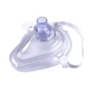CPR pocket mask with one-way valve in clear plastic bag